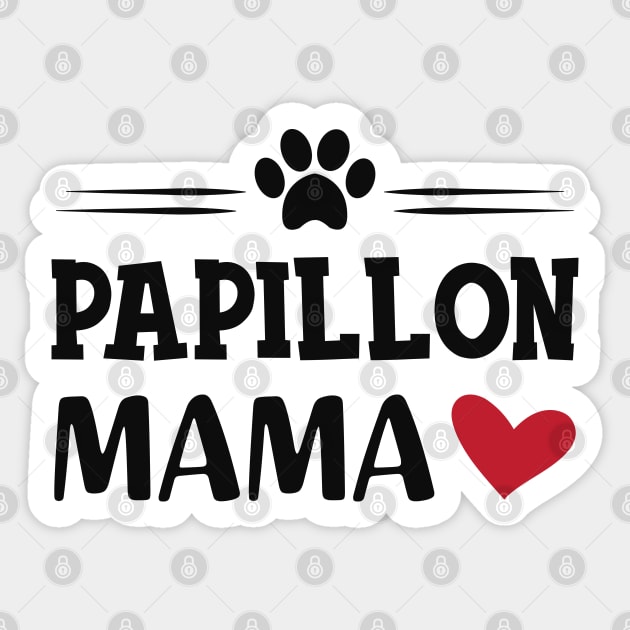 Papillon Mama Sticker by KC Happy Shop